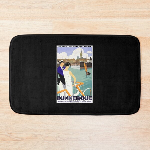 Item preview, Vintage Travel Poster France  Dunkerque  designed and sold by yahChiolam.