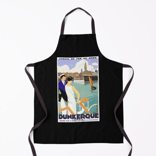 Item preview, Vintage Travel Poster France Dunkerque designed and sold by yahChiolam.