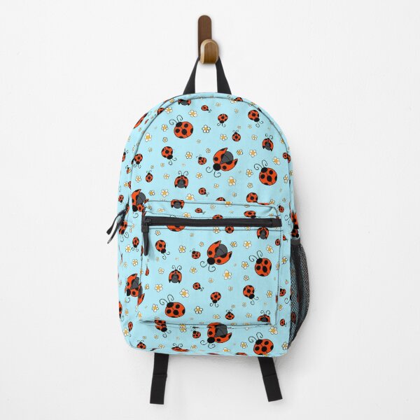 Item preview, Ladybugs and Flowers Pattern designed and sold by Hannah Hurst.