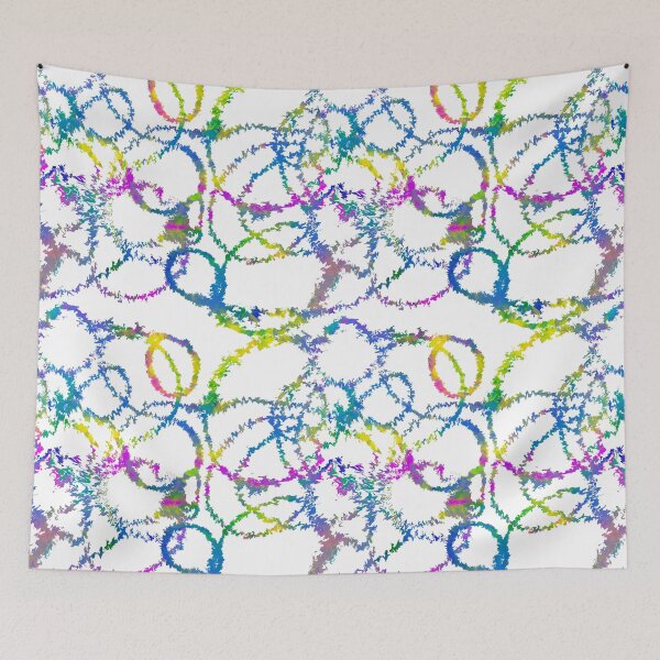 Item preview, Crystalized Paint Swirl And Splatter Over White designed and sold by ThatsJustJilly.