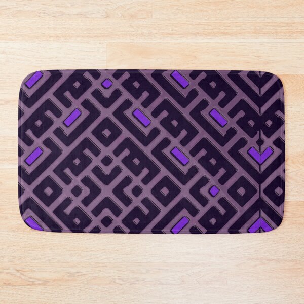 Item preview, Dust mauve, purple and black crosses pattern designed and sold by Eejee-SK.