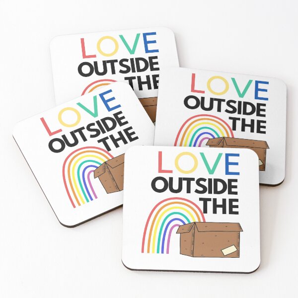 Item preview, MerchHaus - LOVE Outside The Box designed and sold by MerchHaus.