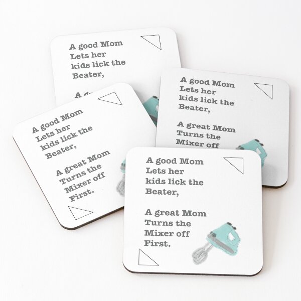 Item preview, A Great Mom Turns off Mixer Humor designed and sold by AbicArtsStudio.