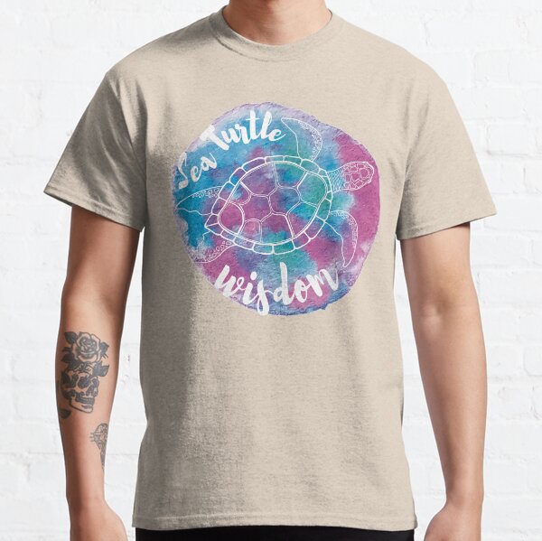 Sea Turtle Wisdom Slow Down Breathe T-Shirt Turtle Lovers Funny Tee Gift S-5XL