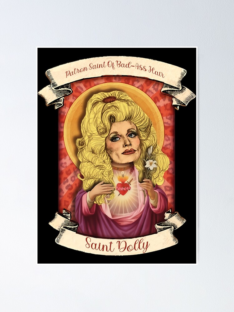 "Patron Saint Of BadAss Hair " Poster for Sale by DexVillanis Redbubble