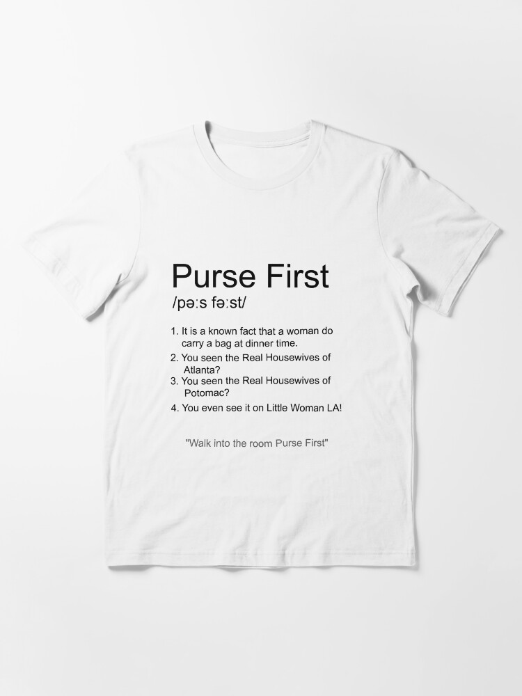 "Purse First Definition" Essential TShirt for Sale by nationalpride