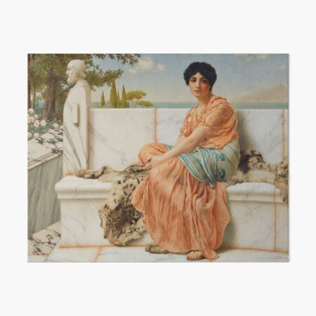 "John William Godward - Rêverie Impression rigide" Art Board Print for ...