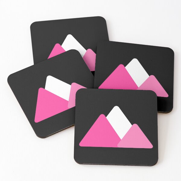 Artikelvorschau, Demigirl Rosa Berge. Demigirl Stolz entworfen und verkauft von Subtle Pride Shop.