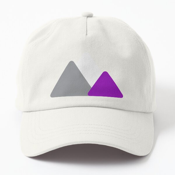 Asexual Mountains. Asexual Pride Dad Hat