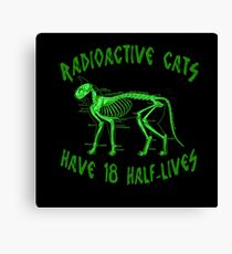 Radioactive Cats Canvas Print