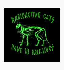 Radioactive Cats Photographic Print