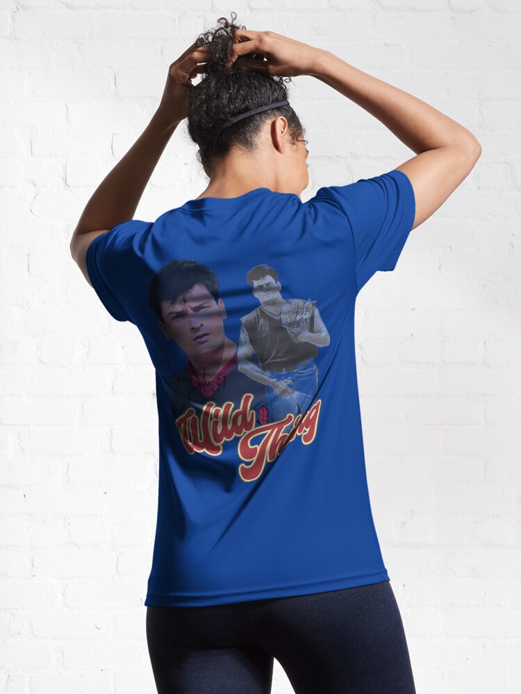 RICKY VAUGHN JERSEY SHIRT WILD THING  Active T-Shirt for Sale by  Chramanzee