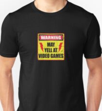 Camiseta unisex Advertencia del jugador
