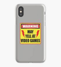 Gamer Warning iPhone Case/Skin