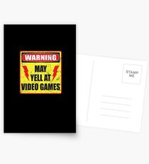 Gamer Warning Postcards
