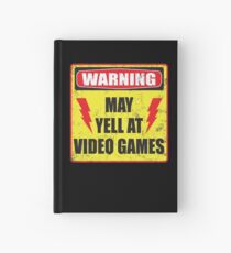 Gamer Warning Hardcover Journal