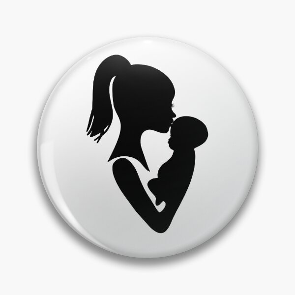 Item preview, Mother and baby silhouette designed and sold by Babydust.