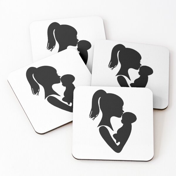 Item preview, Mother and baby silhouette designed and sold by Babydust.