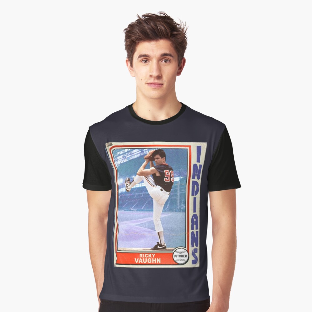 WILD THING RICKY VAUGHN CARTOON BASEBALL SHIRT – OldSkool Shirts