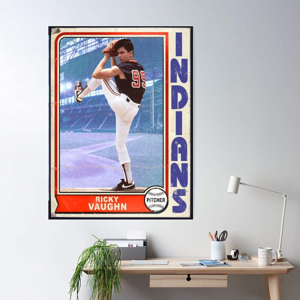 Major League Wild Thing Ricky Vaughn Poster Notecards 