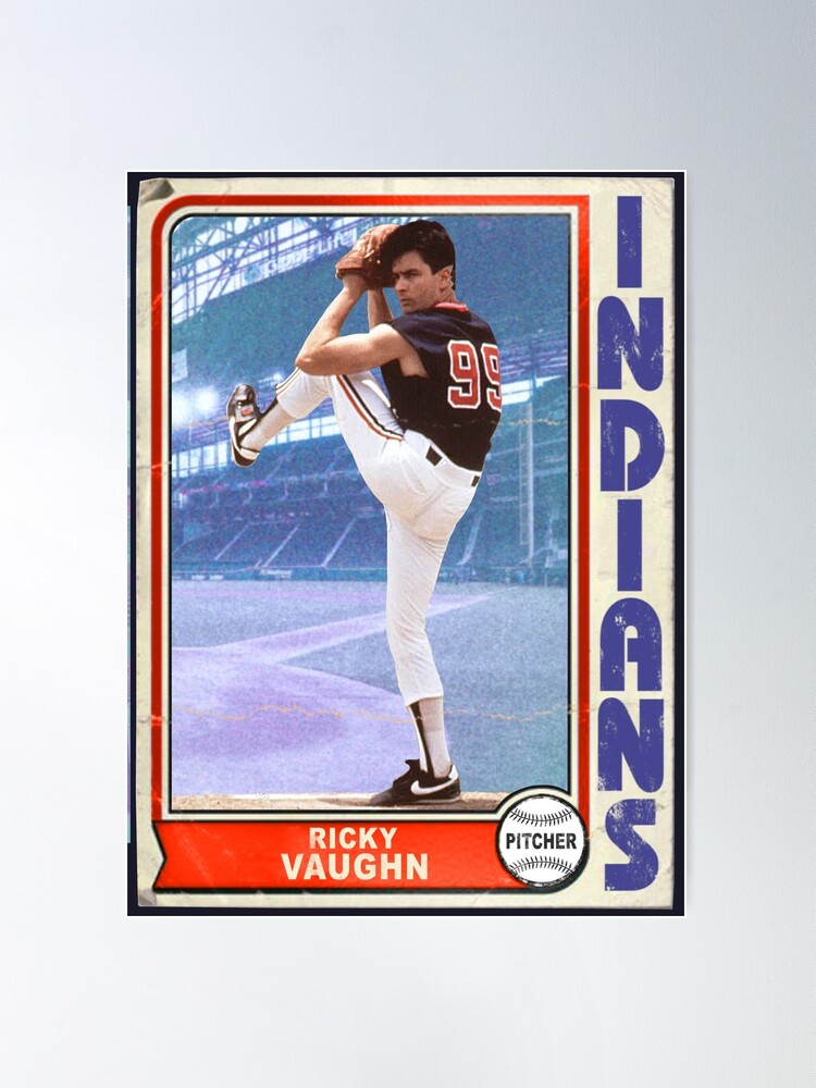 Ricky Vaughn Wild Thing Major League Collectible Parody Indians Card ACEO