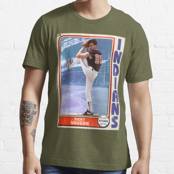 WILD THING RICKY VAUGHN CARTOON BASEBALL SHIRT – OldSkool Shirts