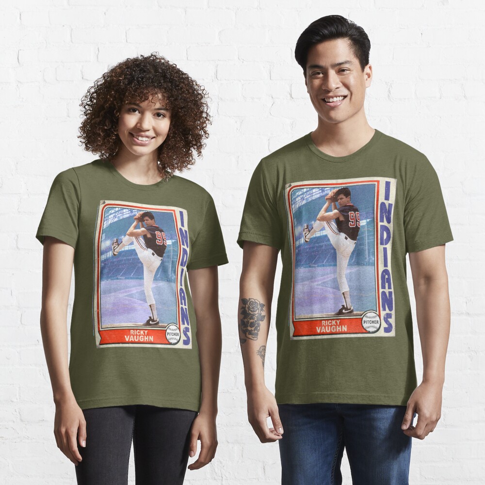 WILD THING RICKY VAUGHN CARTOON BASEBALL SHIRT – OldSkool Shirts