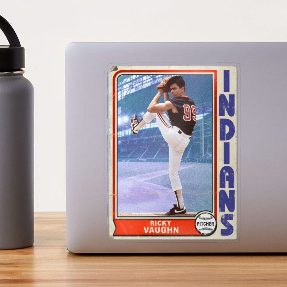Ricky 'Wild Thing' Vaughn Retro Trading Card Poster for Sale by  acquiesce13