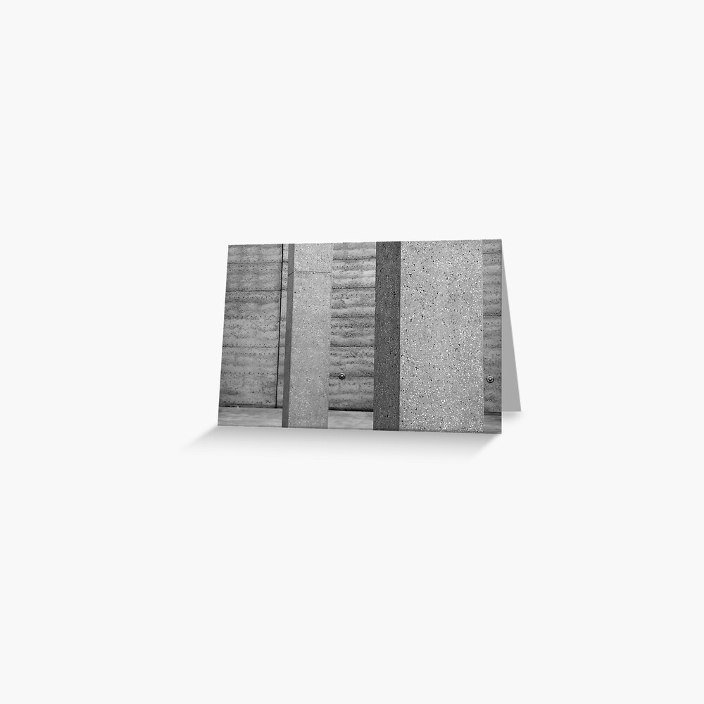 Grey on Grey Greeting Card