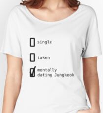 BTS - Mentally Dating Jungkook Women's Relaxed Fit T-Shirt