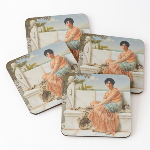 Item preview, John William Godward - Rêverie Impression rigide,Nº, 02. designed and sold by Vivanne-art.