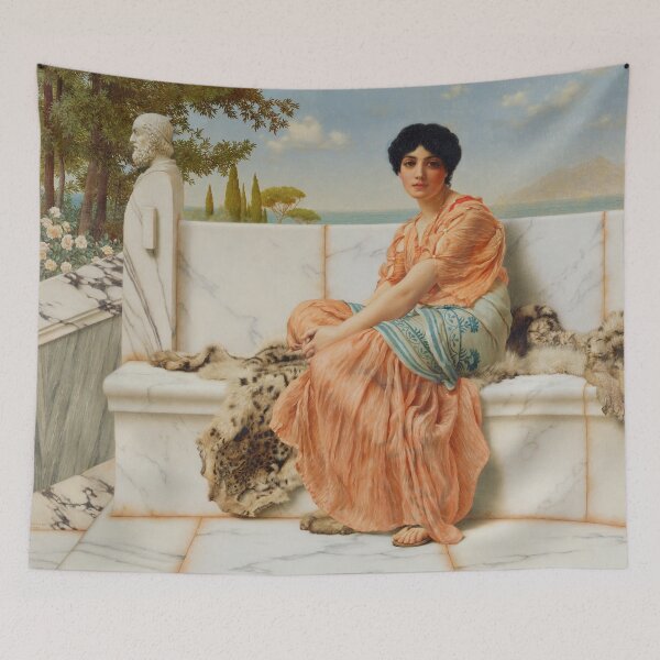 Item preview, John William Godward - Rêverie Impression rigide,Nº, 02. designed and sold by Vivanne-art.