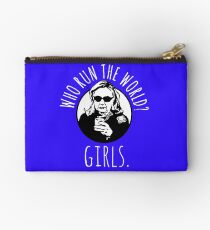 Hillary Clinton Who Run The World Studio Pouch