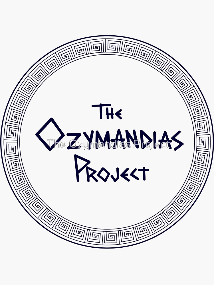 Thumbnail 3 of 3, Sticker, The Ozymandias Project Logo designed and sold by The Ozymandias Project.