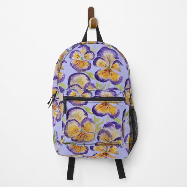 Item preview, Viola Watercolor Purple Floral Pattern on Lavender Purple designed and sold by Sarah Rajkotwala.
