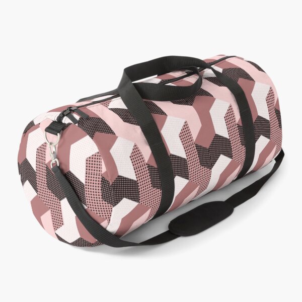 Item preview, Smaller L shaped pattern in pink, red, white and black - Half-size designed and sold by Eejee-SK.