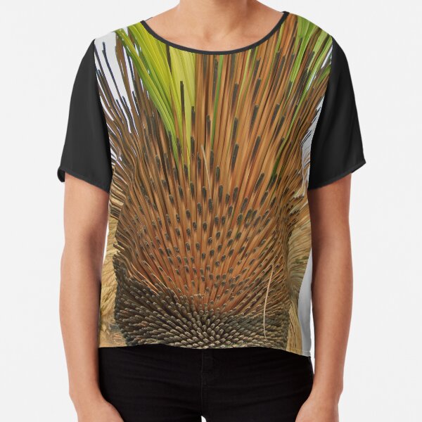 After 2020 Kangaroo Island Fire - Burnt Yakka Chiffon Top