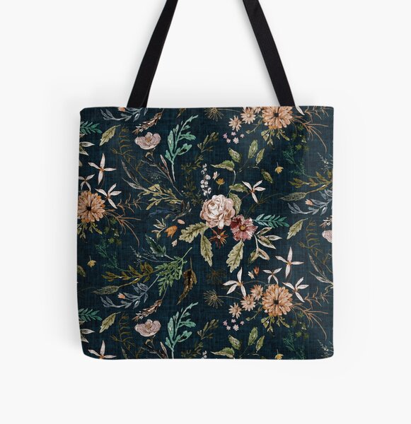 Delilah (summer/teal) All Over Print Tote Bag