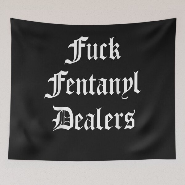 Item preview, Funny Fu.ck Fentanyl Dealers Apparel Anti Pain And Illness T-Shirt designed and sold by Flamigo-Vicky.