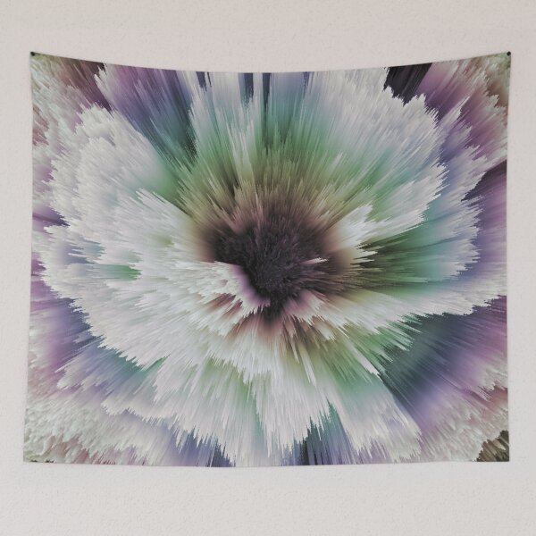 Item preview, 3D Rainbow Floral Flower Peony designed and sold by geodeart.