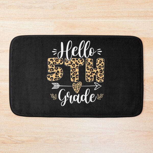 Item preview, Hello 5th Fifth Grade Leopard Teacher Back To School Girls T-Shirt designed and sold by Flamigo-Vicky.