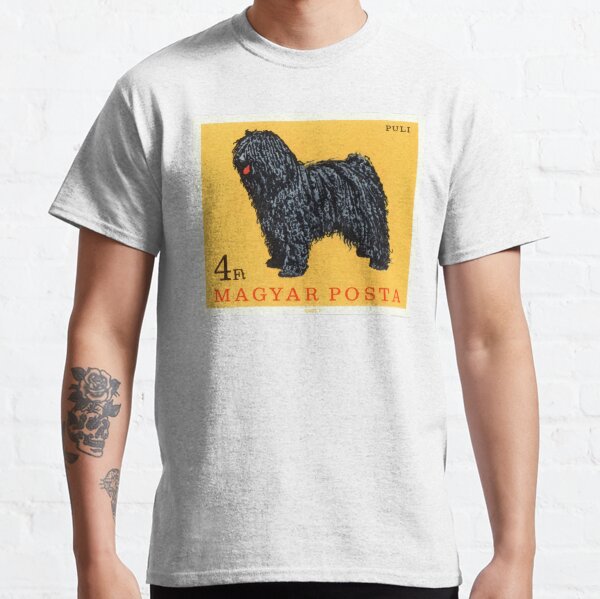1967 Hungary Puli Dog Postage Stamp Classic T-Shirt