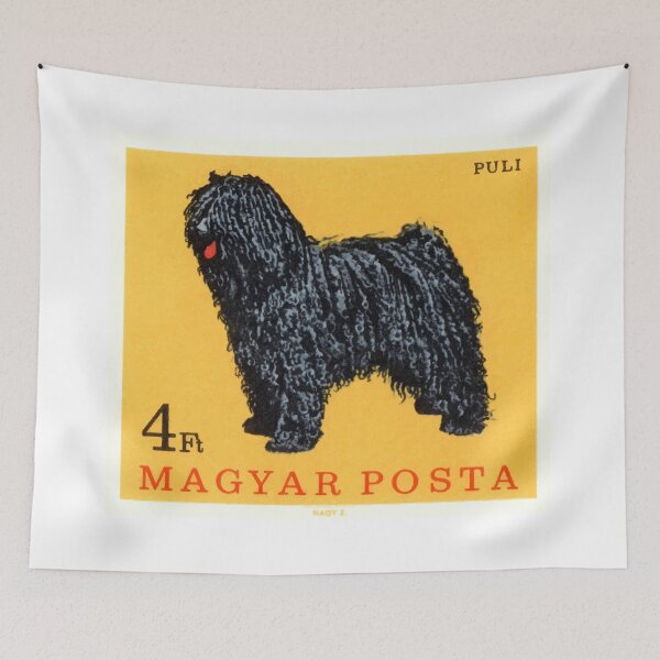 Item preview, 1967 Hungary Puli Dog Postage Stamp designed and sold by retrographics.