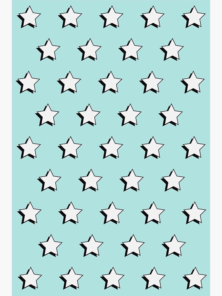 “Blue Stars” Sticker by mmk- | Redbubble