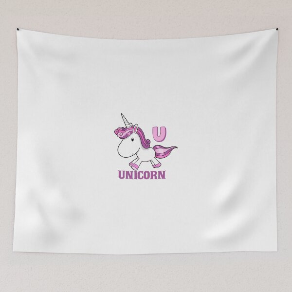 Item preview, U is for Unicorn  designed and sold by monarchgraphics.