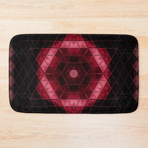 Item preview, Red Christmas Snowflake Mandala designed and sold by geodeart.