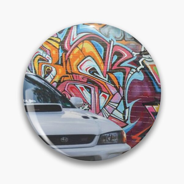 Item preview, White JDM Car with Graffiti Background FOF designed and sold by BLANKZSHOP.