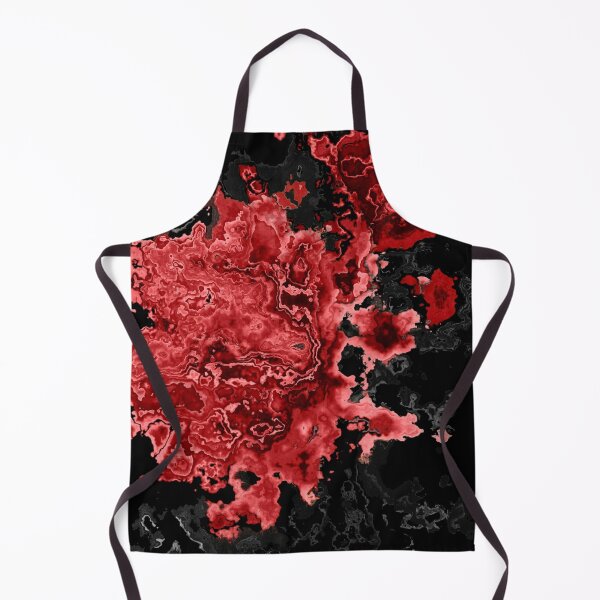Item preview, Red Marble Stone Flower Goth designed and sold by geodeart.