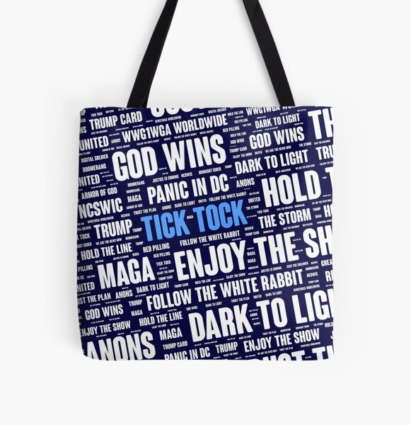 TICK TOCK All Over Print Tote Bag