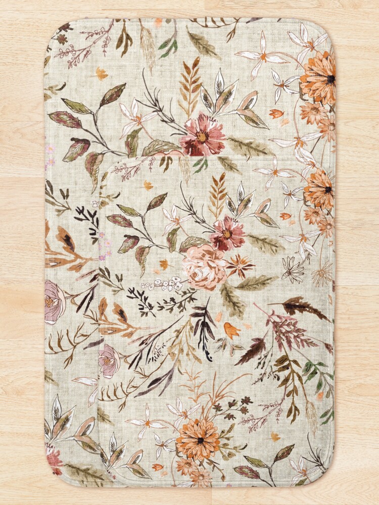 Alternate view of Delilah (autumn) Bath Mat